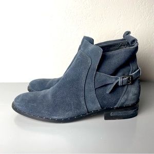 Freda Salvador Blue Suede Chelsea Boot